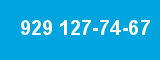 929 127-74-67 929 127-74-67